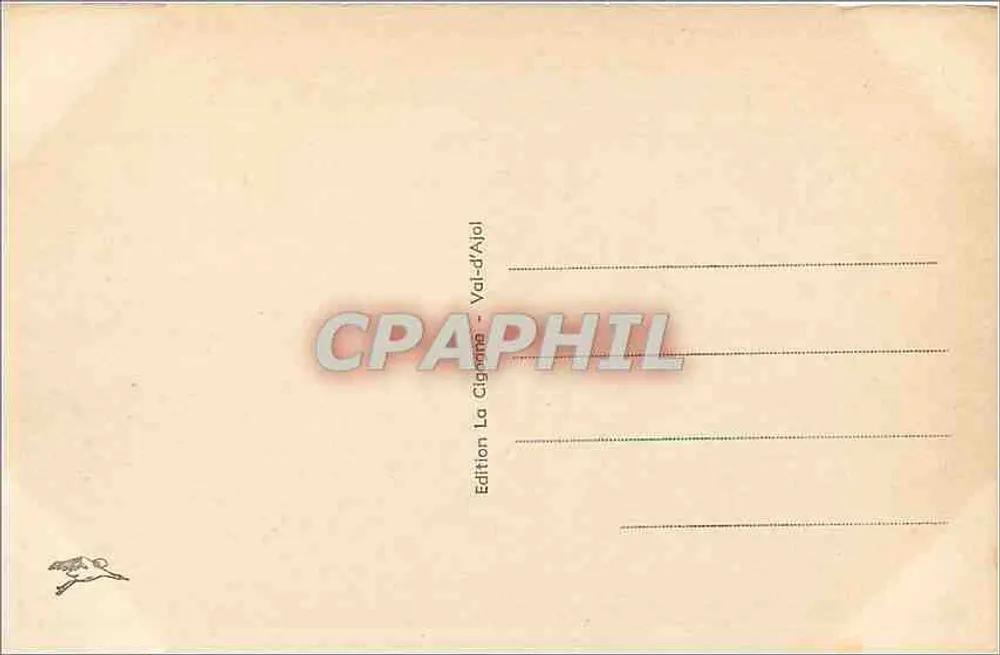 Belfort — Église Saint-Christophe et le Château — Édition La Cigale - Val-d'Ajol - Verso