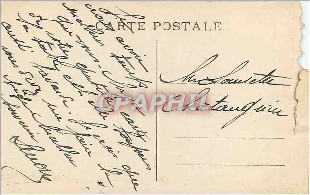 Toulouse — Allées Jean-Jaurès — Éditeur P. Fourrier, n° 117 - Verso