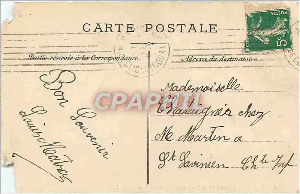PARIS — L'Opéra et la Station du Métropolitain — D. L. - Verso