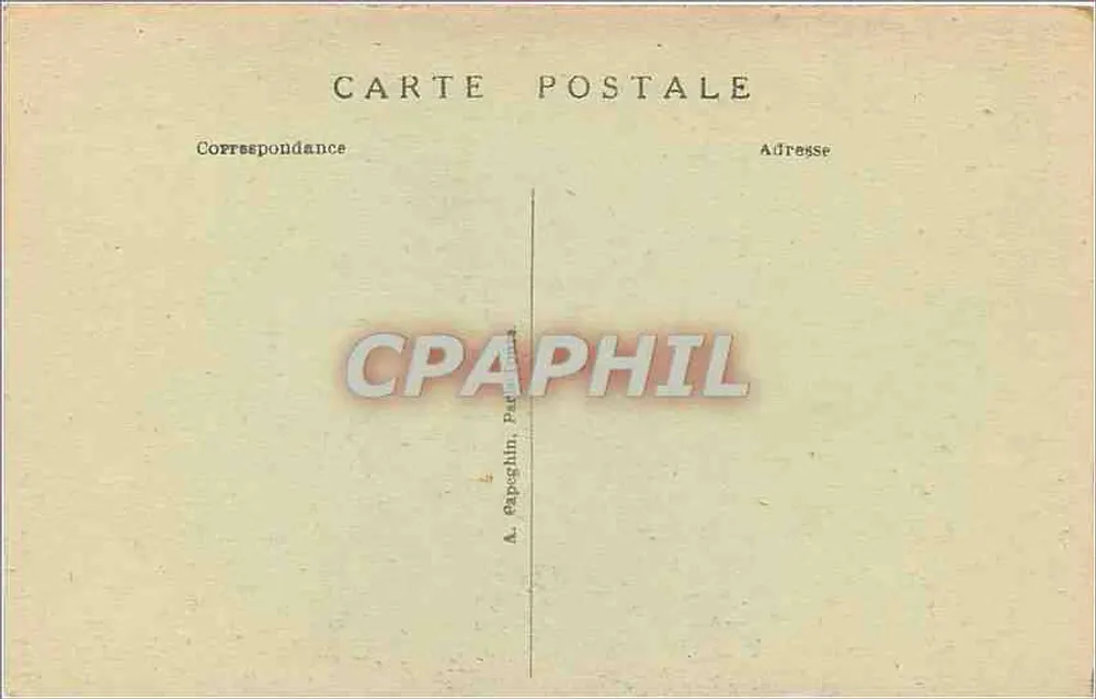 Paris — Panoramablick Richtung Seine von der Notre-Dame — A. P. n°592 - Rückseite