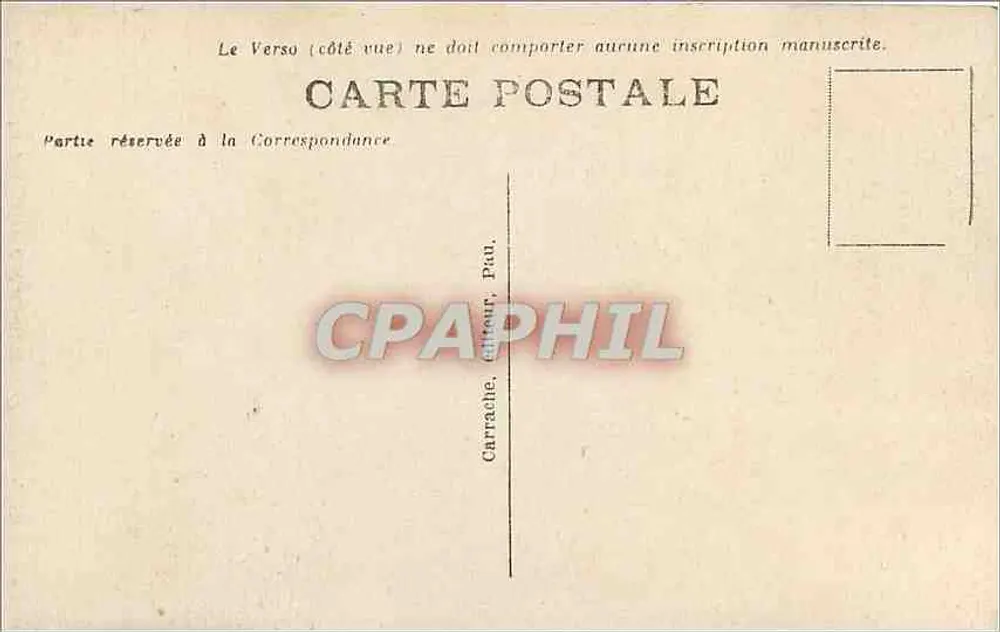 Cauterets — Le Lac de Gaube et le Vignemale (alt. 3.298 m.) - Verso