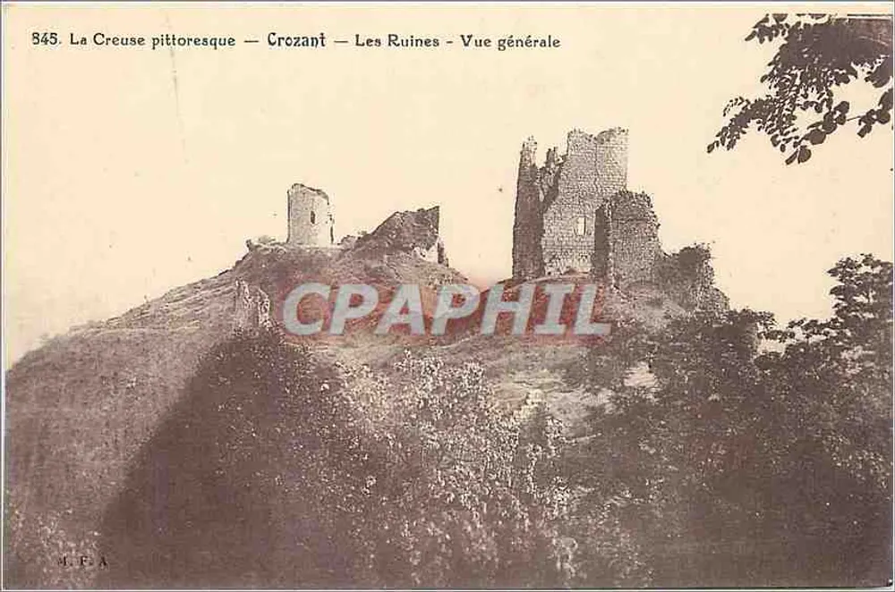 Crozant — Les Ruines — Allgemeine Ansicht — M.F.A. - Vorderseite