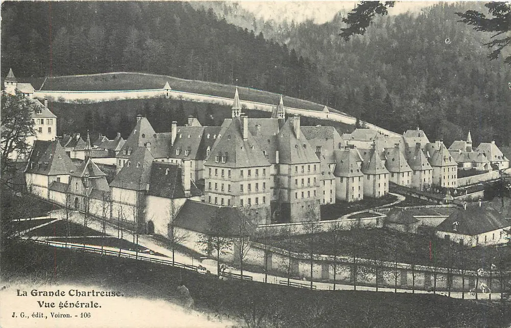 A Grande Chartreuse — Vista geral — J. G., editor, Voiron - 106 - Frente