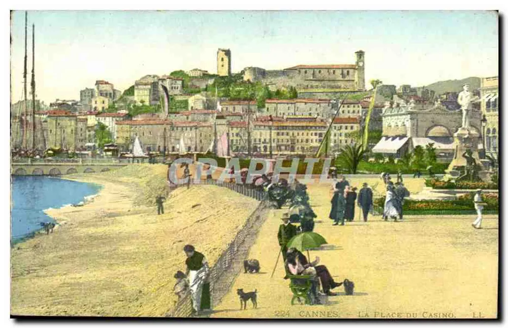 Cannes — A Praça do Casino — Graphiti, n° 224 - Frente