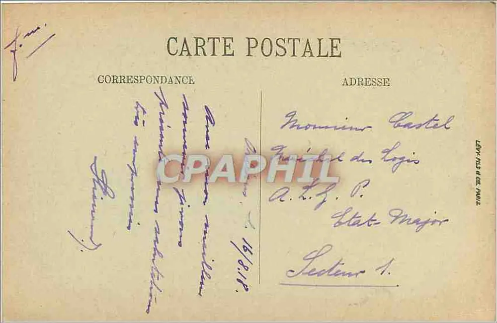 Orléans — Vue sur la Loire — LL. n°12 - Verso