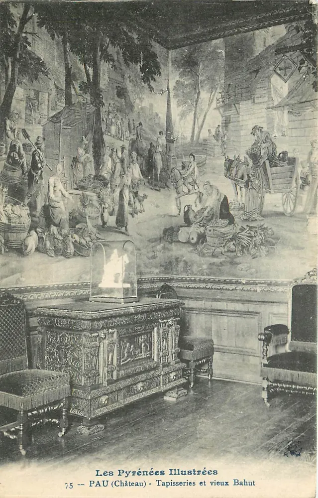 PAU (Schloss) — Teppiche und altes Sideboard — Die Illustrierten Pyrenäen Nr. 75 - Vorderseite