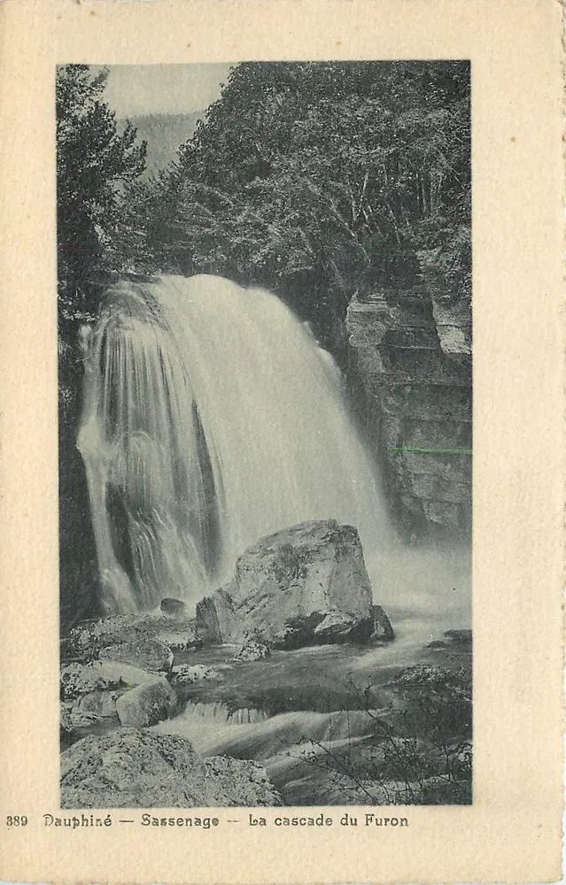 Dauphiné — Sassenage — a cascata do Furon — n° 389 - Frente