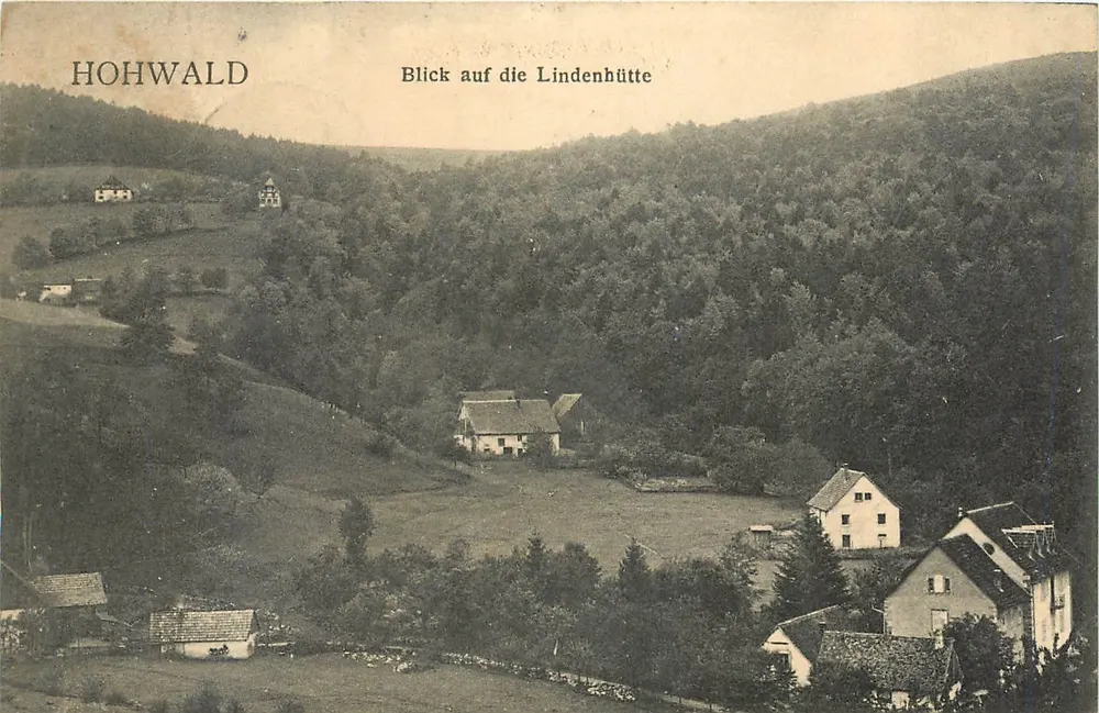 Hohwald — View of the Lindenhütte — Publisher Not Identified, Series Not Visible - Front