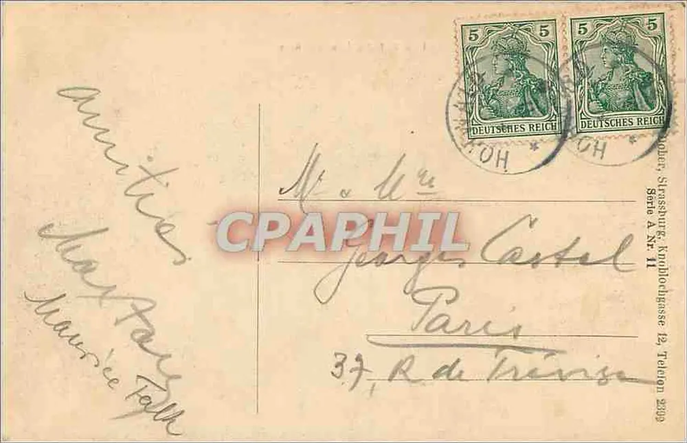 Hohwald — View of the Lindenhütte — Publisher Not Identified, Series Not Visible - Back