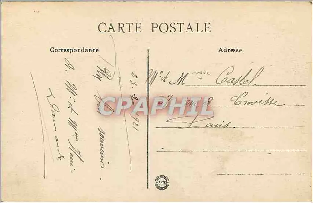Perros-Ploumanac'h (C.-du-N.) — O Caos — J. Sorel, editor, Rennes - Verso
