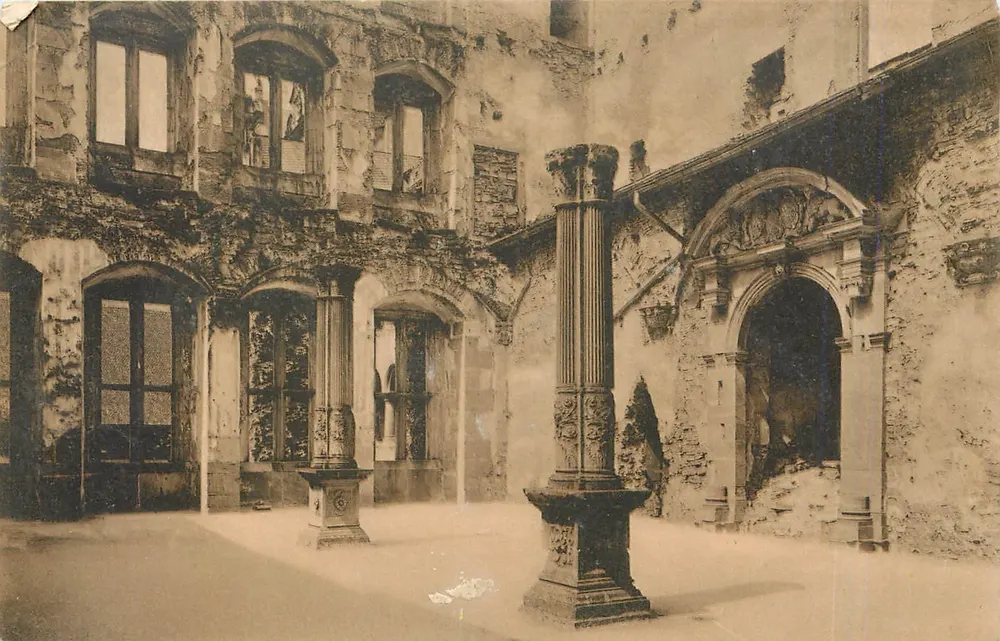 Heidelberg. Der Krönungssaal im Otto Heinrichsbau — Vering von Edm. von Kötzle, Heidelberg, Königskarte Nr. 5946 - Vorderseite