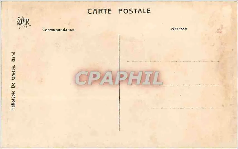 Intérieur de l'église Sainte-Élisabeth à Gand — Mont-Saint-Amand — Béguinage — éditeur STAR, n° 11486 - Verso
