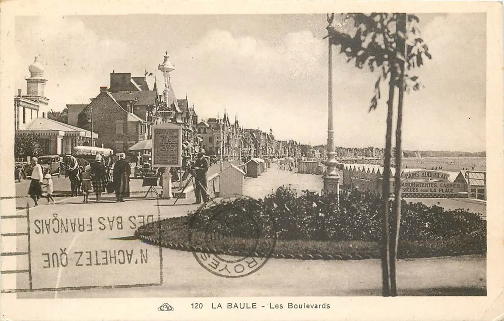 La Baule — Os Boulevards — Paris Aboureaux - Frente