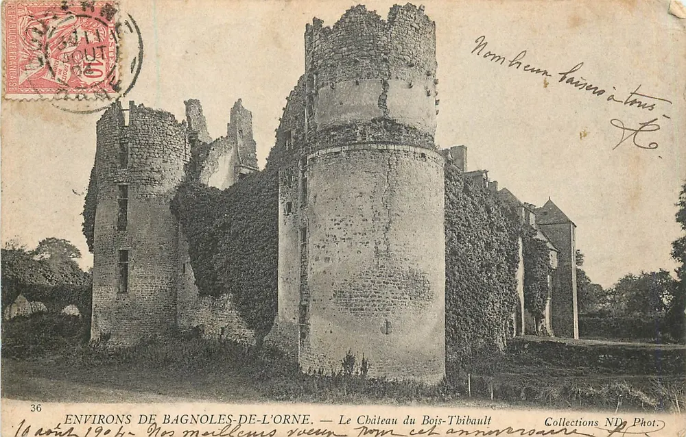 Environs de Bagnolles-de-l'Orne — Le Château du Bois-Thibault — Collections ND, Phot. n°36 - Recto