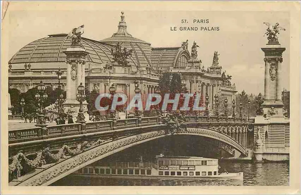 Paris — The Grand Palais — Publisher Picot, n° 57 - Front