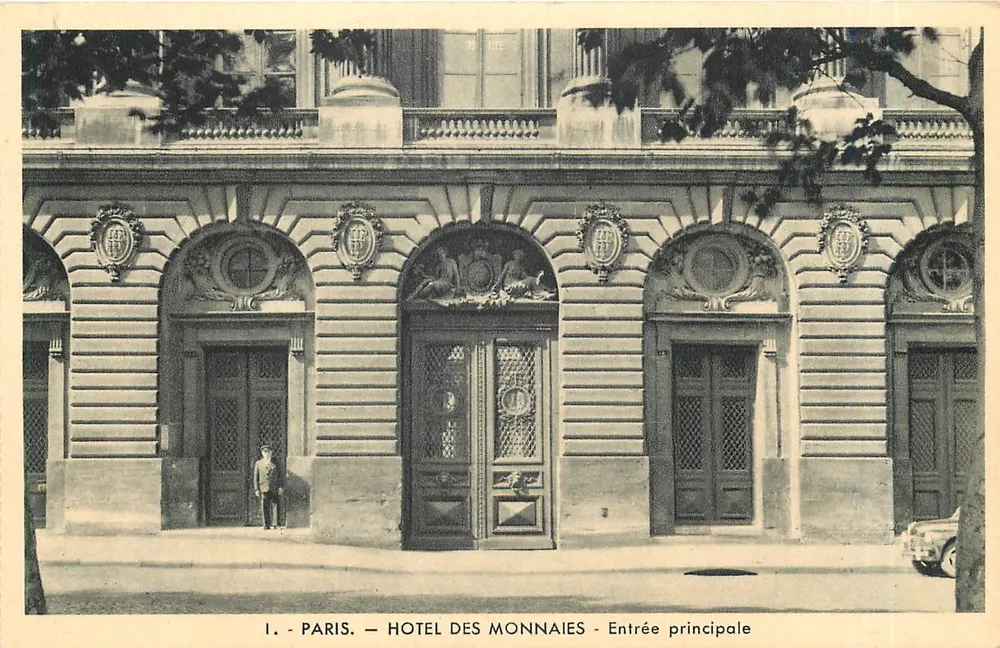 Paris — Hôtel des Monnaies — Entrée principale - Recto