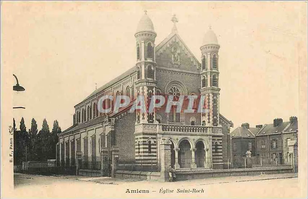 Amiens — Igreja de São Roque — B.F. Paris - Frente