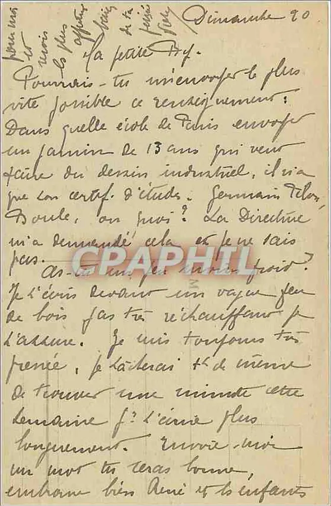 Cherbourg - La Jetée e la Rada — Collezione F. C., Cherbourg - Verso
