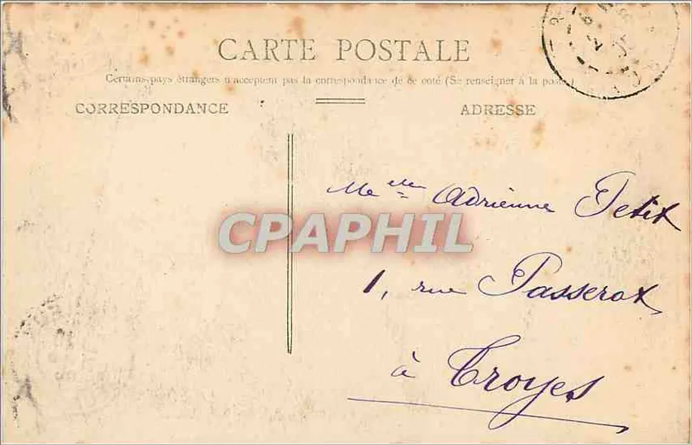 Évreux — El Ayuntamiento — Editor no identificado, n°4 - Reverso
