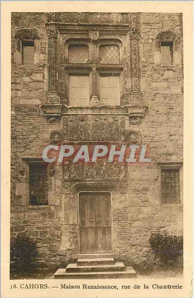 Cahors — Maison Renaissance, rue de la Chantrerie — Coll. Vidal - Recto
