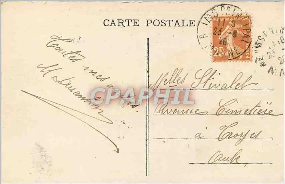 Reims - Esplanade Cérès y Bé de la Paix — Monumento a las Enfermeras Francesas y Aliadas 1914-18 — V. Thuillier, Editores, Reims - Reverso