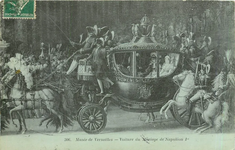 Musée de Versailles — Voiture du Mariage de Napoléon Ier — n° 306 - Recto