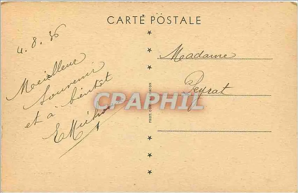 Nevers (Nièvre) — Tor der Kreuz und seine Vortor — Photocommunication - Rückseite