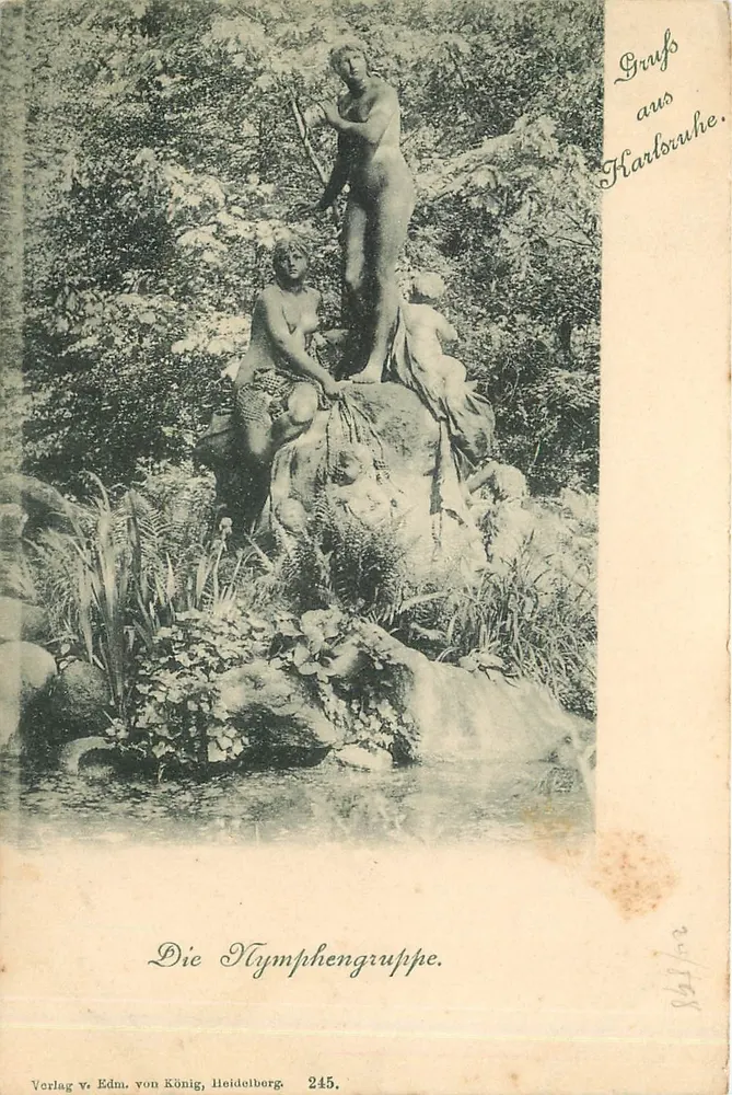 निम्फ की झील - कर्लसरूह - वर्लग वॉन एडमं वॉन कोनिग, हाइडलबर्ग, संख्या 245 - आगे