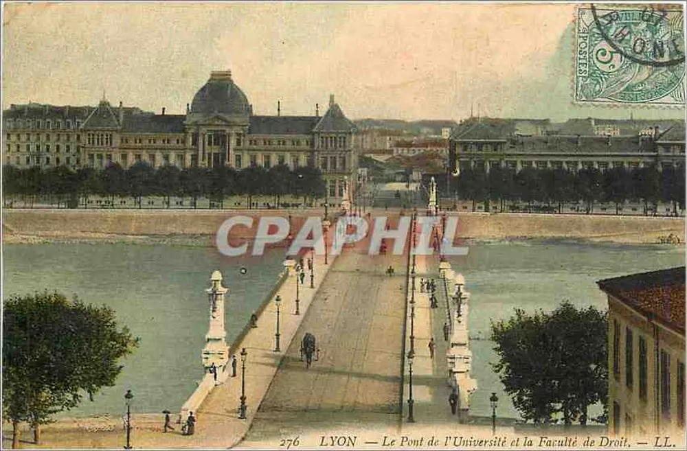 LYON — Le Pont de l'Université et la Faculté de Droit — LL. — n° 276 - Recto