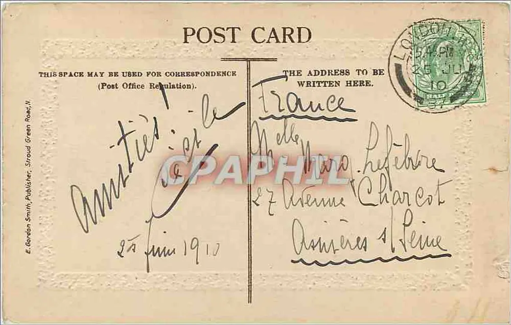 Guildhall, London — éditeur E. Gordon Smith, Stroud Green Road - Verso