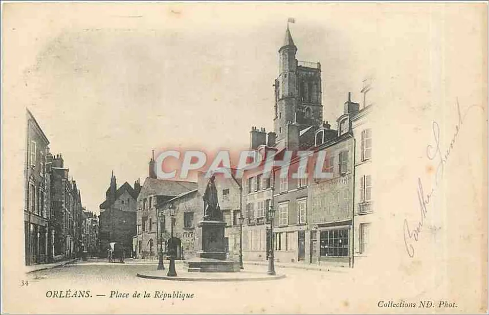 Orléans — Praça da República — Coleções ND. Fot. n°34 - Frente