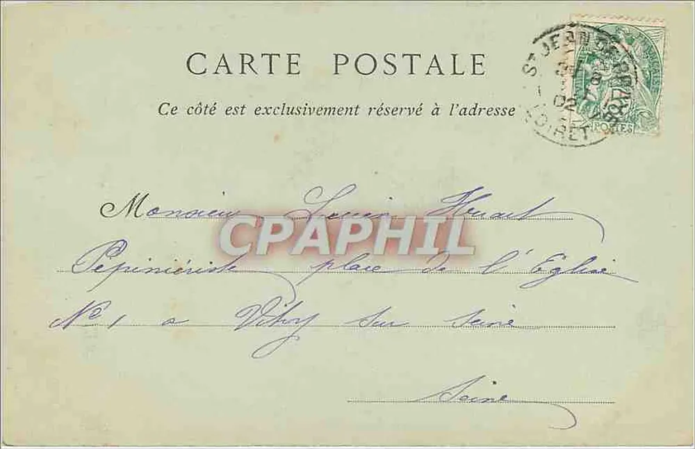 Orléans — Praça da República — Coleções ND. Fot. n°34 - Verso
