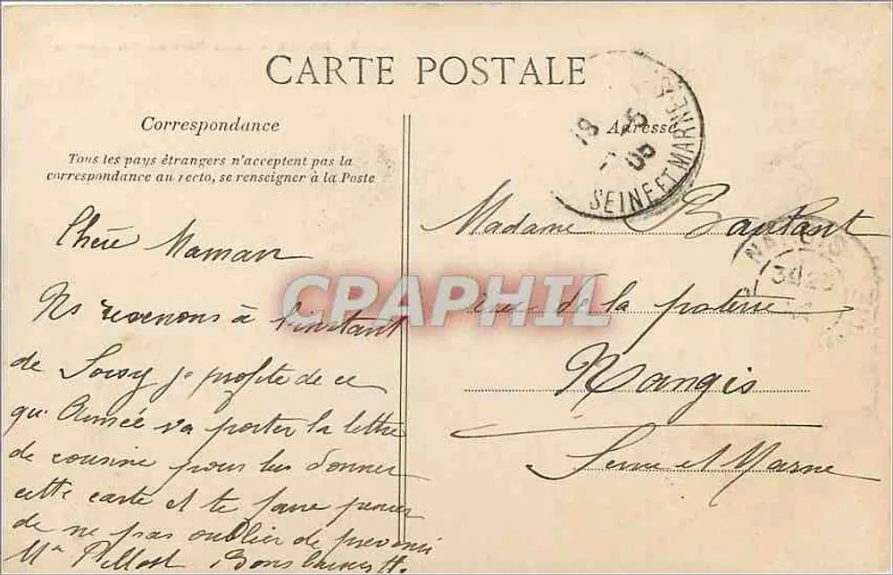 Paris — Saint-Germain-l'Auxerrois — C. 2. Editor não identificado - Verso