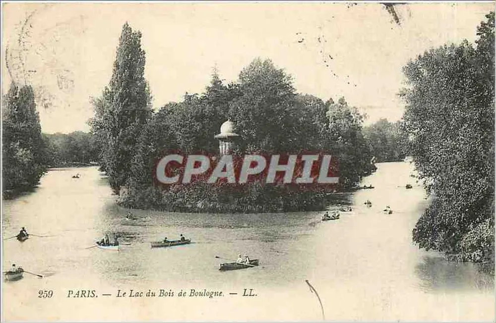 PARIS — Le Lac du Bois de Boulogne — LL. — 2559 - Recto