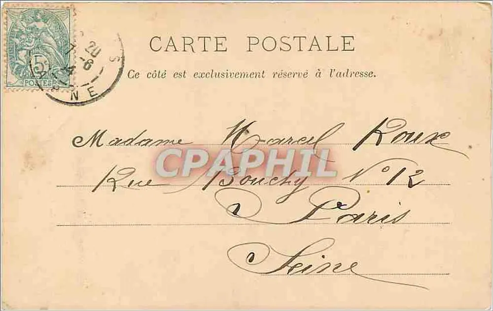 Catedral de Reims — Fachada — Editor Racot, n°85 - Verso