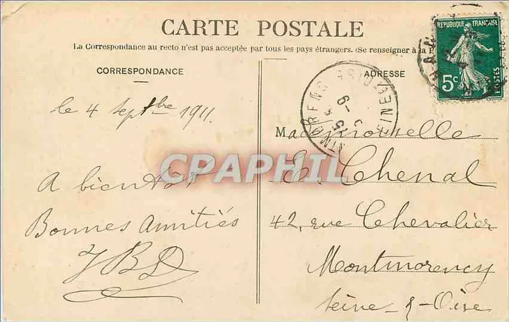 NANCY — Hémicycle de la Carrière und Palais du Gouvernement — Verlag: N° 212 - Rückseite