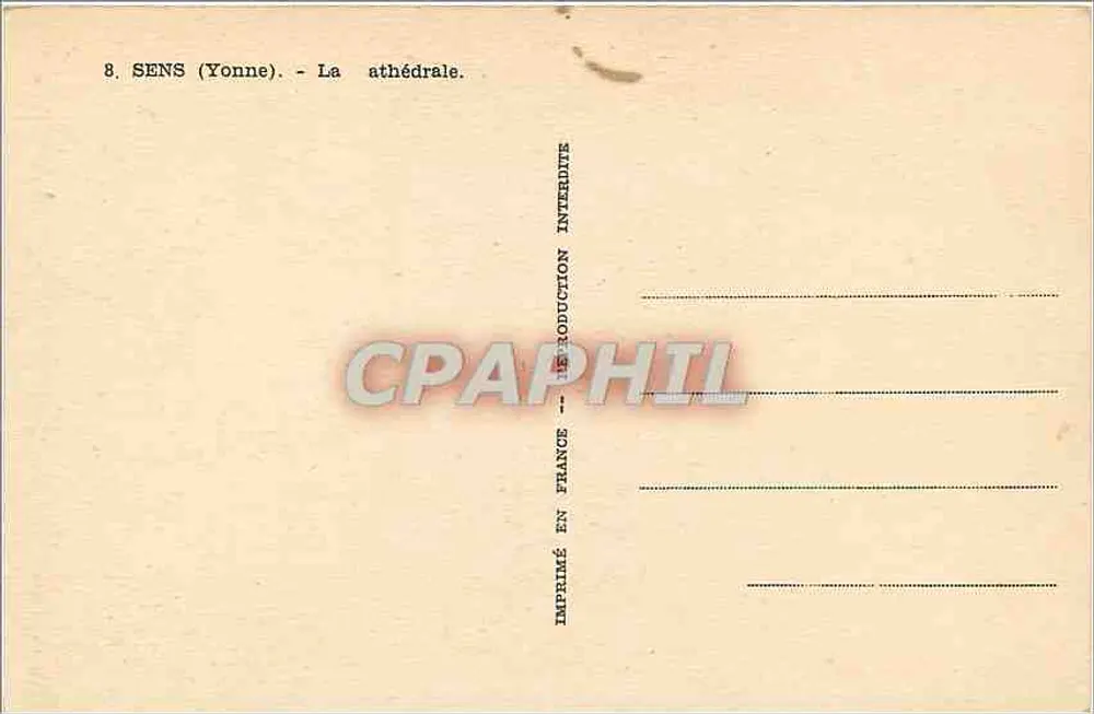 Sens (Yonne) — La cattedrale — Edug - Verso