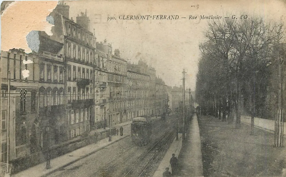 Clermont-Ferrand — Rue Montlosier — G. d'O. - Frente