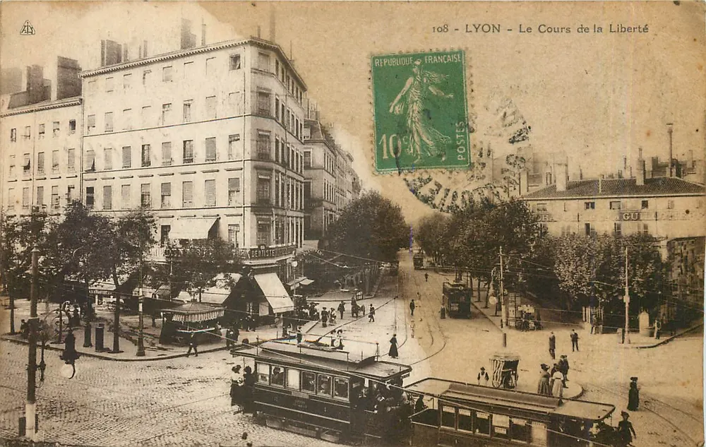 LYON - O Cours da Liberdade — editor anônimo, n° 108 - Frente