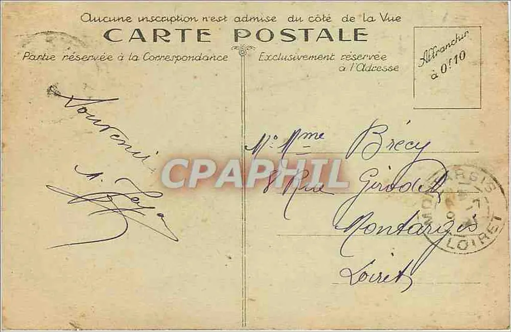 Metz — A Estação — F. Conrard, Metz - Verso