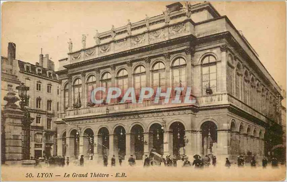 LYON — O Grande Teatro — E.R. n°50 - Frente
