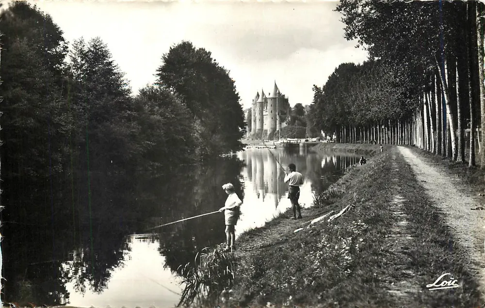 Josselin — Die Ufer des Oust und das Schloss — Edit. P. Mesny - Vorderseite