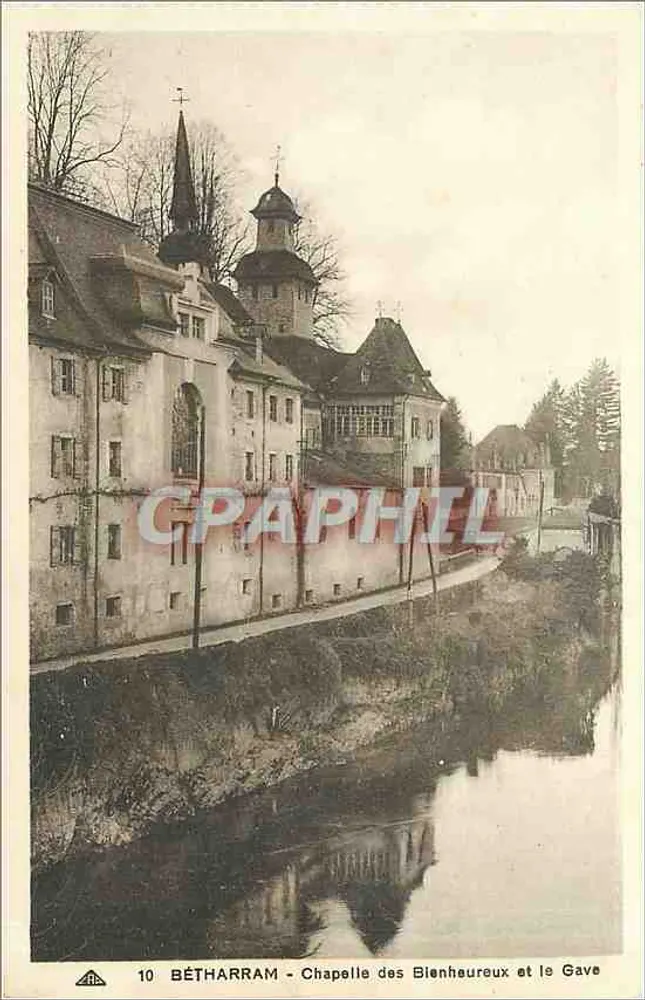 Bétharram - Chapelle des Bienheureux et le Gave - Recto