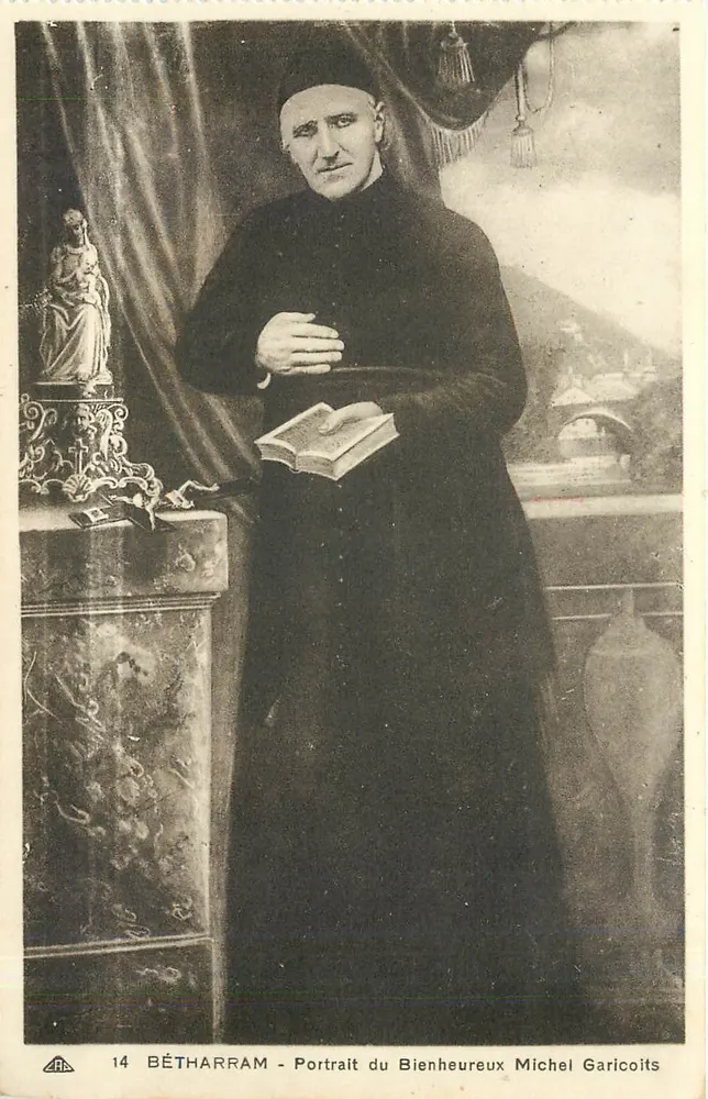 Bétharram - Portrait du Bienheureux Michel Garicoïts - Recto