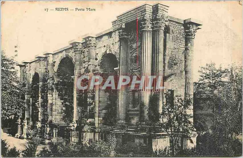 Reims — Porte Mars — S.D.T. n°17 - Frente
