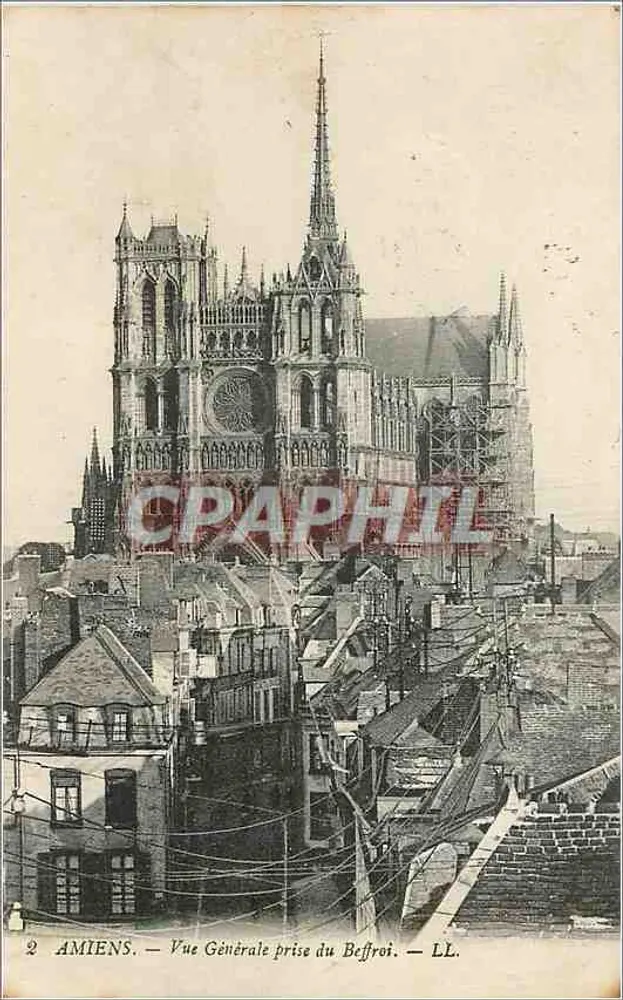 Amiens — Vista Geral tirada do Campanário — LL. — n°2 - Frente