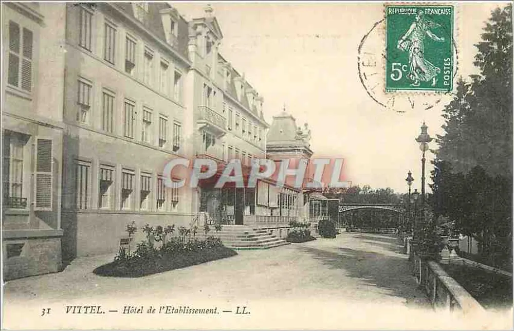 Vittel — Hotel de l'Établissement — LL. - Voorkant