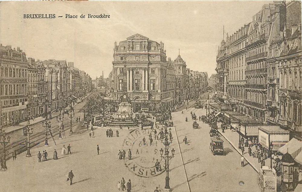 Brussels — Place de Brouckère — Grillard & Cie - Front