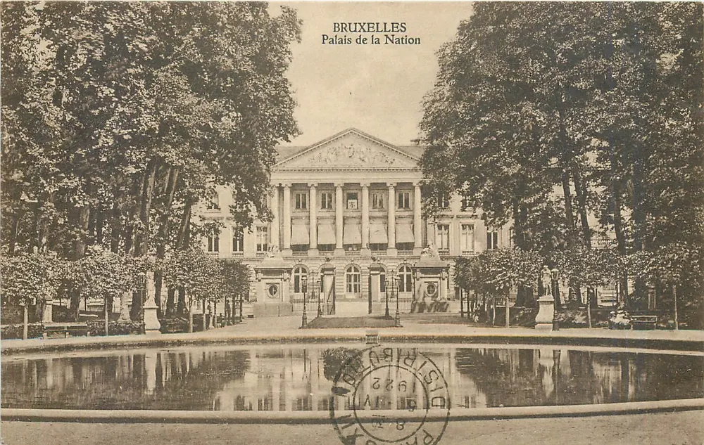 Bruxelles - Palazzo della Nazione — Editore Uligver CI, n° 8 - Recto