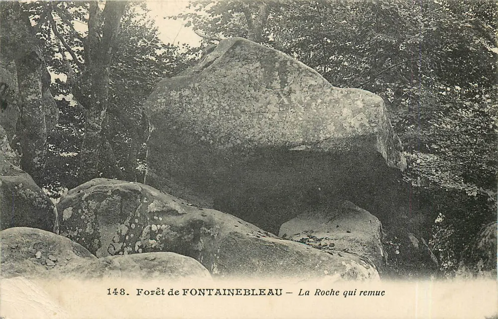 Wald von FONTAINEBLEAU — La Roche qui remue — n°148 - Vorderseite